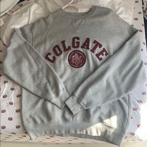 colgate university grew crewneck
